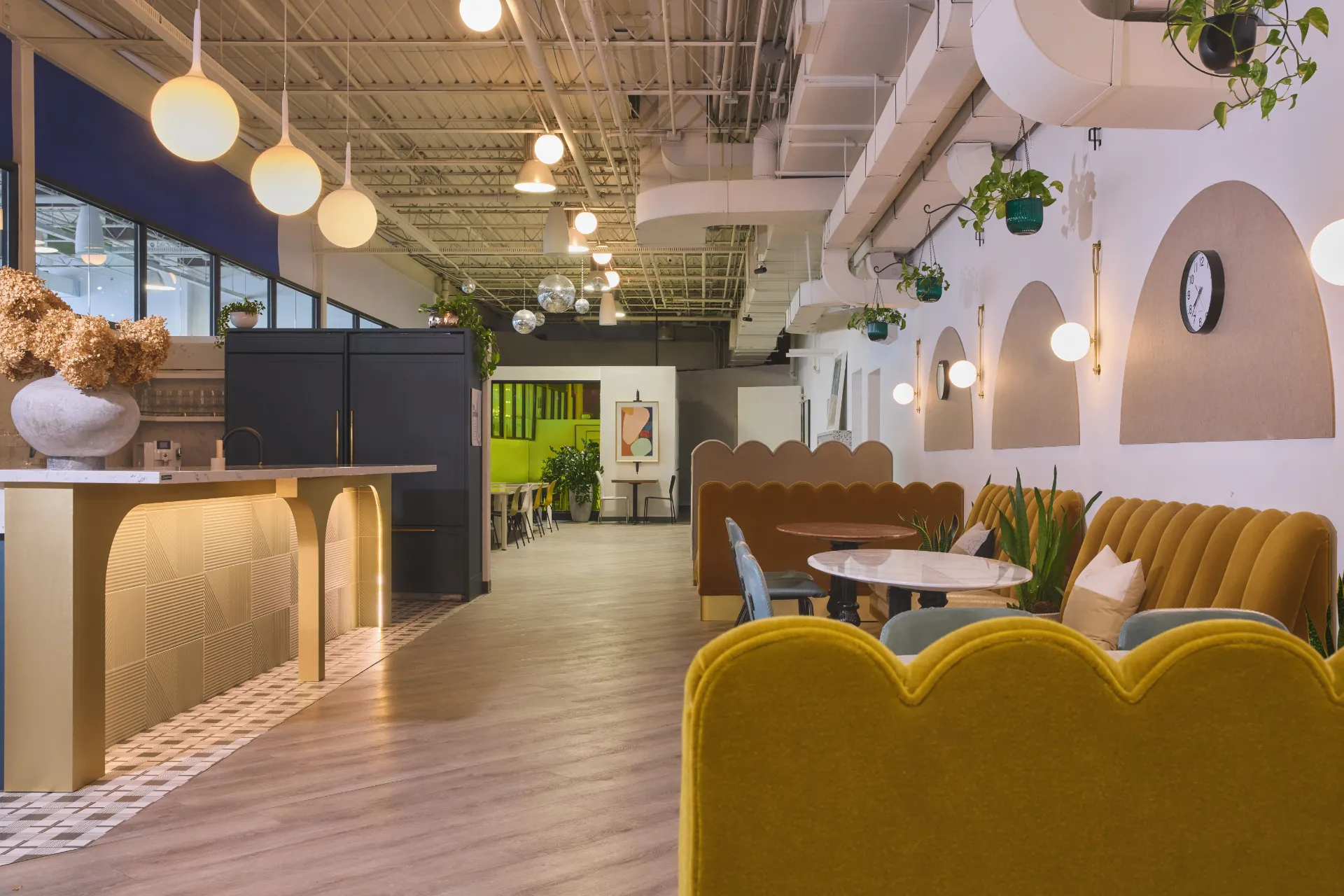 The Collective Makom reception and gathering area